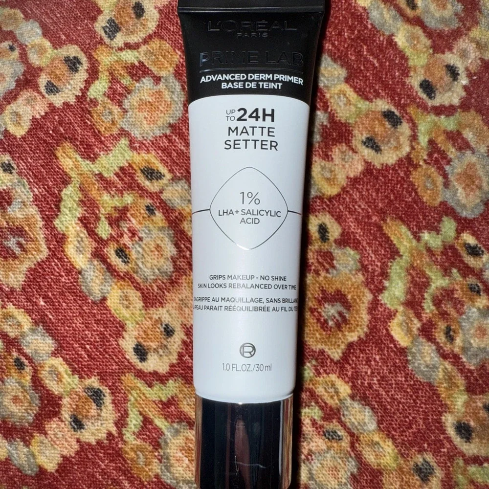 L'oreal Prime Lab Advance Derm Primer‎ Up To 24h (1fl/30ml) NEW! Grips No Shine